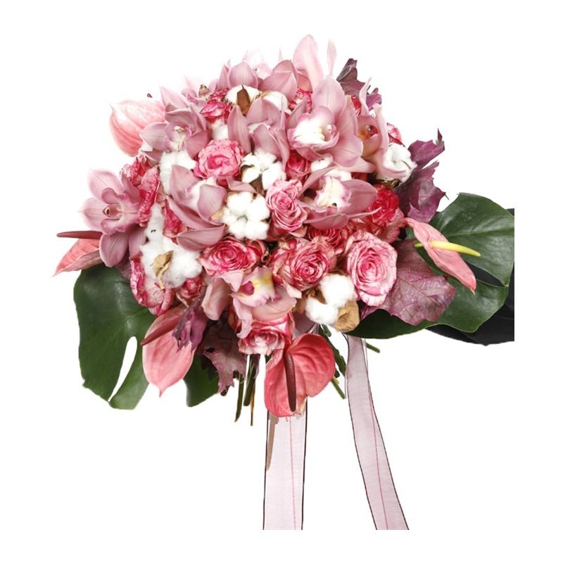 Deluxe Bouquet & Cotton On Flower