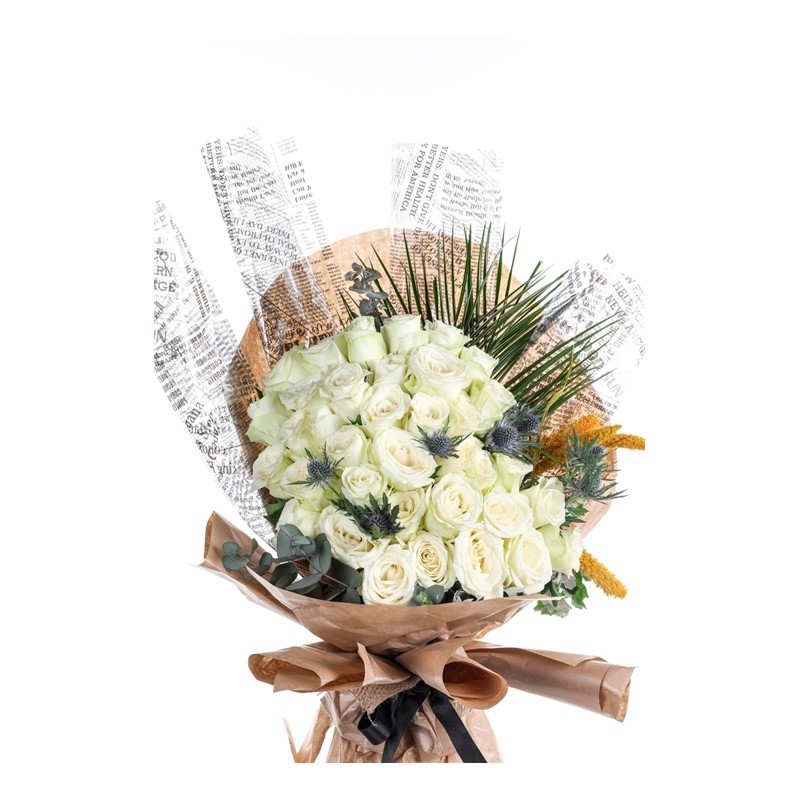 Newspaper Roses