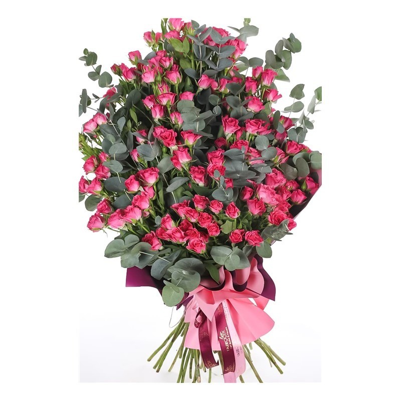100 cm Pembe Gül Buketi Şıklığı
